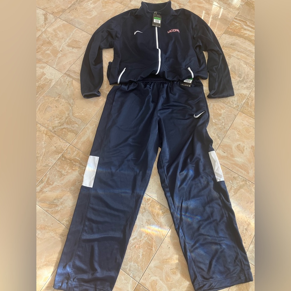 Nike Dark Blue Tracksuit with White Details UCONN